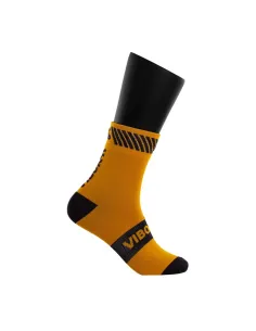 Calcetines Vibor-A Kait Media Caña Oro/Negro | Ofertas de pádel